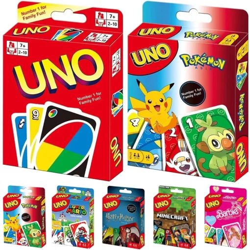 UNO Cartas Juegos de Mesa Super Mario