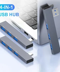 USB C HUB 3.0 Type-C 4 Puertos