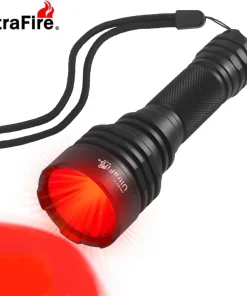 UltraFire C8 Luz Roja Lámpara Táctica Caza