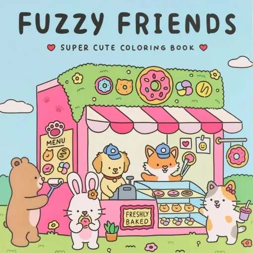 Un libro de colorear adorable para adultos y adolescentes