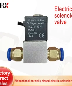 Válvulas solenoides neumáticas de aluminio NC 2 vías