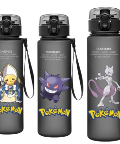 Vaso de Agua Pokémon 560ML Pikachu Mewtwo Gengar