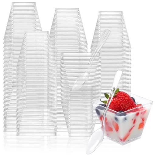 Vasos de postre de 100ml para fiestas