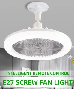 Ventilador de Techo Rotatorio 3 en 1 con Lámpara