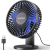 Ventilador de escritorio SmartDevil, portátil, 4 velocidades