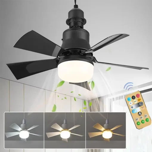 Ventilador de techo LED con luz