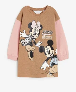 Vestido Minnie de dibujos animados de Disney para niñas