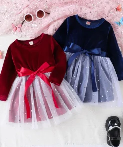 Vestido Otoñal Niño Niña 1-4 Años