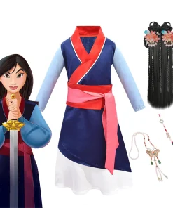 Vestido de Mulan para niños de Disney