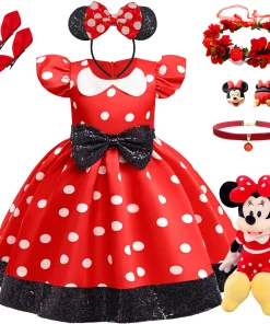 Vestido de niña Bebé Mickey Cosplay Halloween