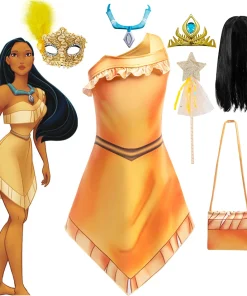 Vestido de niña Pocahontas princesa india