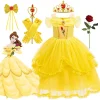 Vestido de princesa Bella de Disney