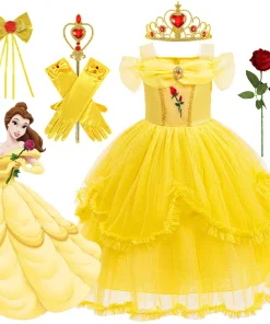 Vestido de princesa Bella de Disney