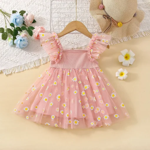 Vestido de princesa de niña para verano