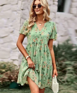 Vestido floral de moda Msfilia