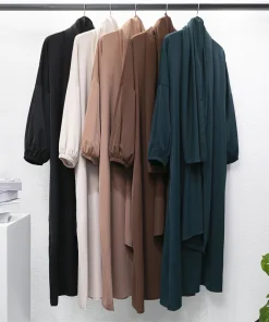 Vestido musulmán Abaya de una pieza para orar