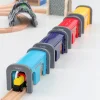 Vías de tren de madera Accesorios Túnel de plástico