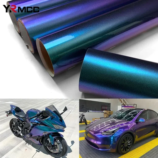 Vinilo adhesivo camaleón para coche y moto