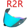 Visera de casco de moto R2R resistente