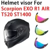 Viseras R1 para cascos Scorpion EXO R1