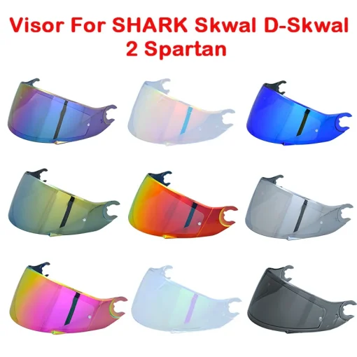 Visor moto Shark Skwal D-Skwal 2 Spartan Carbon