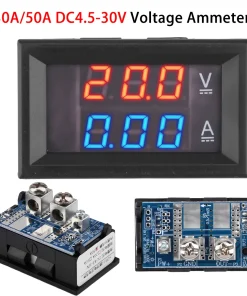 Voltímetro y amperímetro mini digital DC4.5-30V de 35 bits