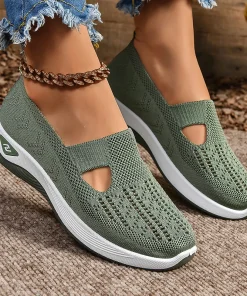 Zapatillas cuñas mujer