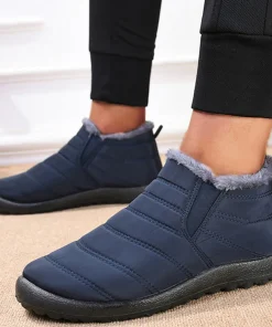 Zapatillas de Invierno para Hombre Zapato Negro