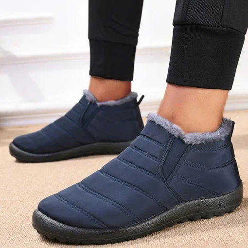 Zapatillas de Invierno para Hombre Zapato Negro