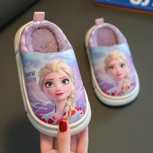 Zapatillas de algodón Disney Elsa para niñas