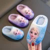 Zapatillas de algodón para bebé, Elsa, princesa de Disney