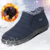 Zapatillas de invierno impermeables para hombres