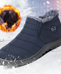 Zapatillas de invierno impermeables para hombres