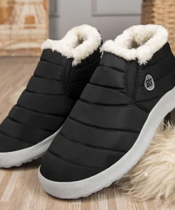 Zapatillas de invierno impermeables para mujer 2025