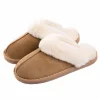 Zapatillas de mujer de invierno cálidas y de peluche