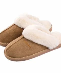 Zapatillas de mujer de invierno cálidas y de peluche