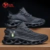 Zapatillas de running negras deportivas para hombre YRZL