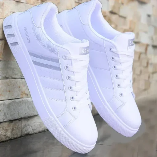 Zapatillas deportivas blancas hombre