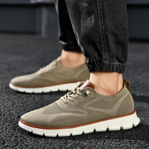 Zapatillas deportivas de moda transpirables para hombre