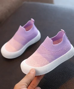 Zapatillas deportivas infantiles de primavera otoño