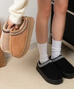 Zapatillas interiores de invierno nuevas para mujer