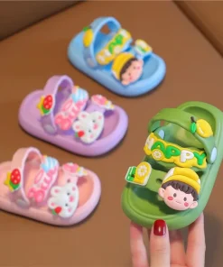 Zapatillas lindas de dibujos animados para niñas