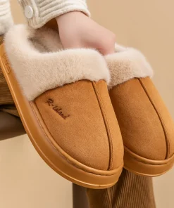 Zapatillas suaves de algodón para el invierno