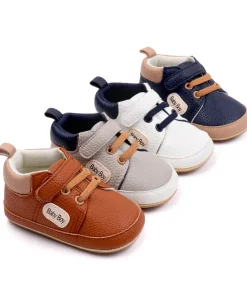 Zapatos bebé niños cuero PU zapatillas deporte