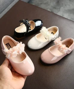 Zapatos casuales de piel sintética para niñas