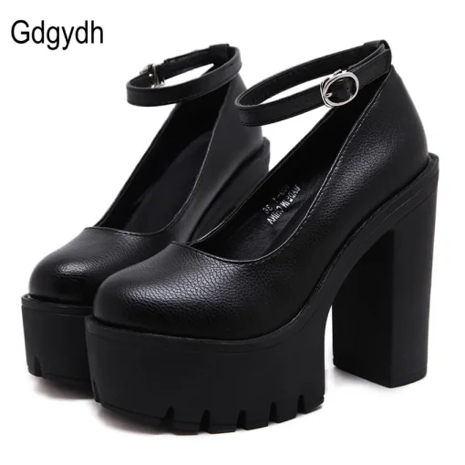 Zapatos casuales de tacón alto de primavera y otoño de Gdgydh