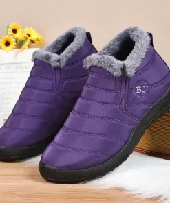 Zapatos de algodón, botas de nieve de invierno para parejas, nuevas