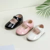 Zapatos de piel para bebé niña nuevos de primavera