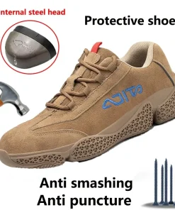 Zapatos de seguridad transpirables antipinchazos